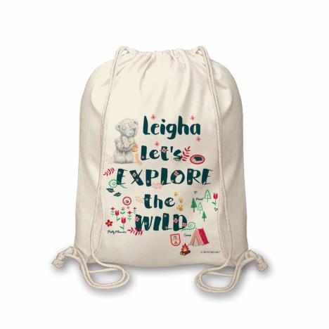 Personalised Me to You Let’s Explore the Wild Drawstring Bag £12.99